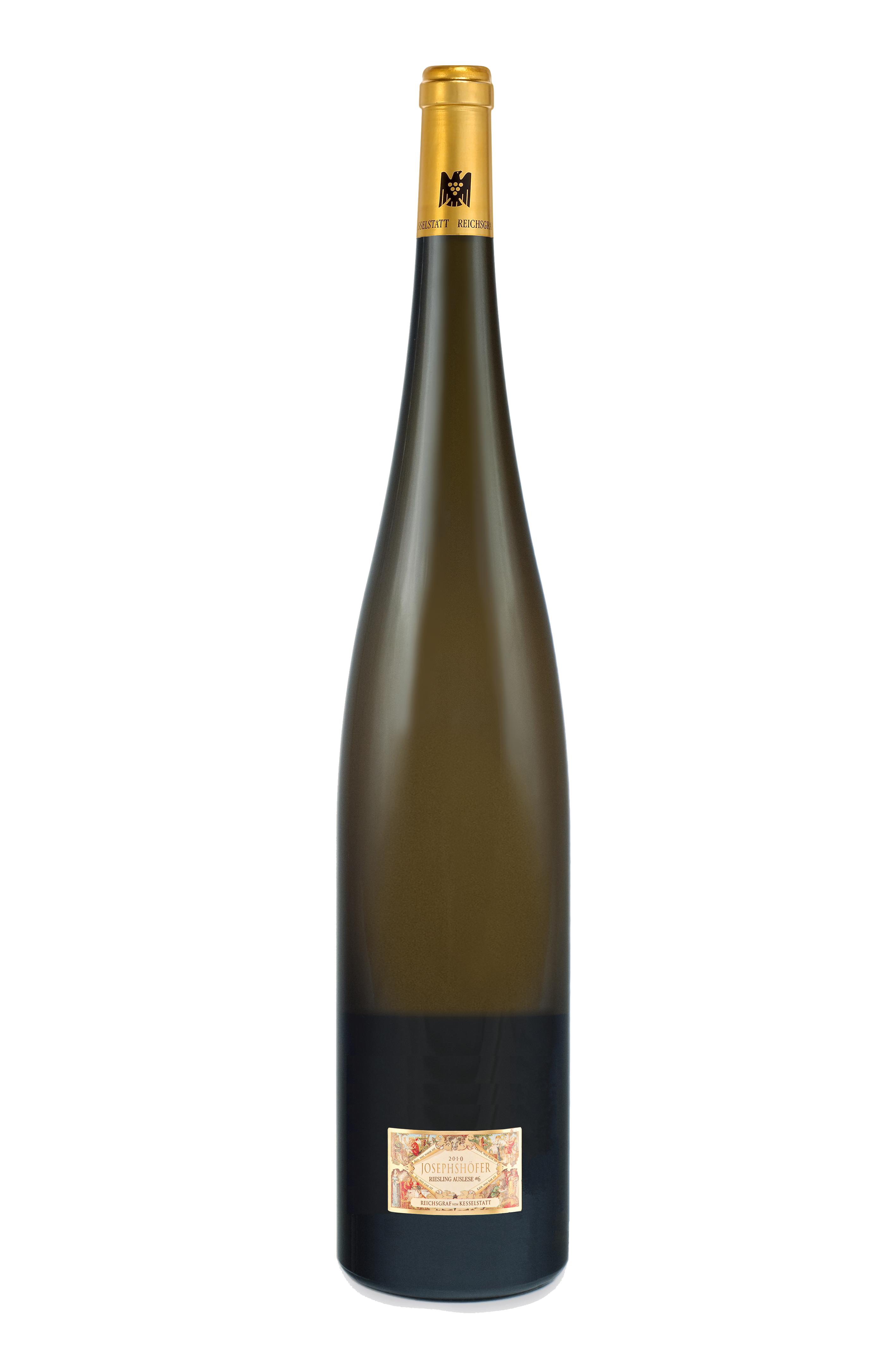 Bild: Abbildung zeigt das Produkt 2010 JOSEPHSHÖFER - Monopol Riesling Auslese Magnum Goldkapsel #6, Mosel