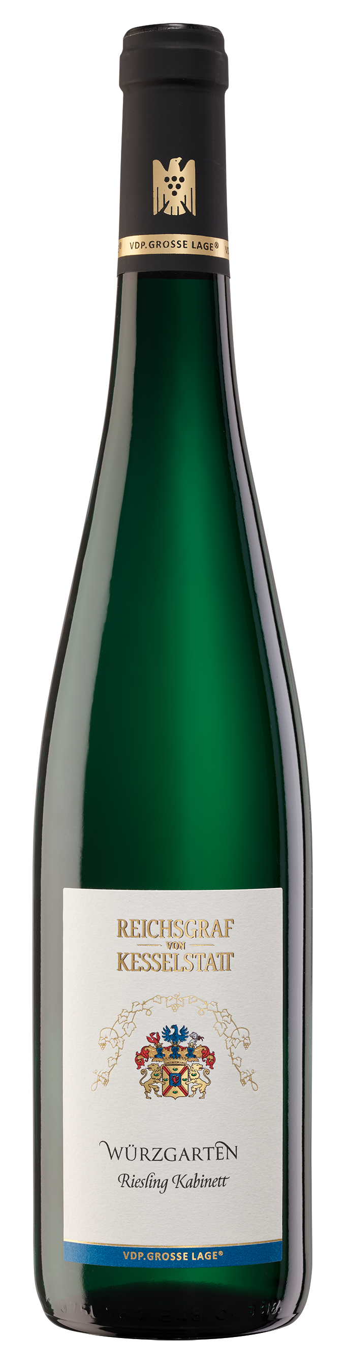 Bild: Abbildung zeigt das Produkt 2024 Ürziger WÜRZGARTEN Riesling Kabinett, Mosel
