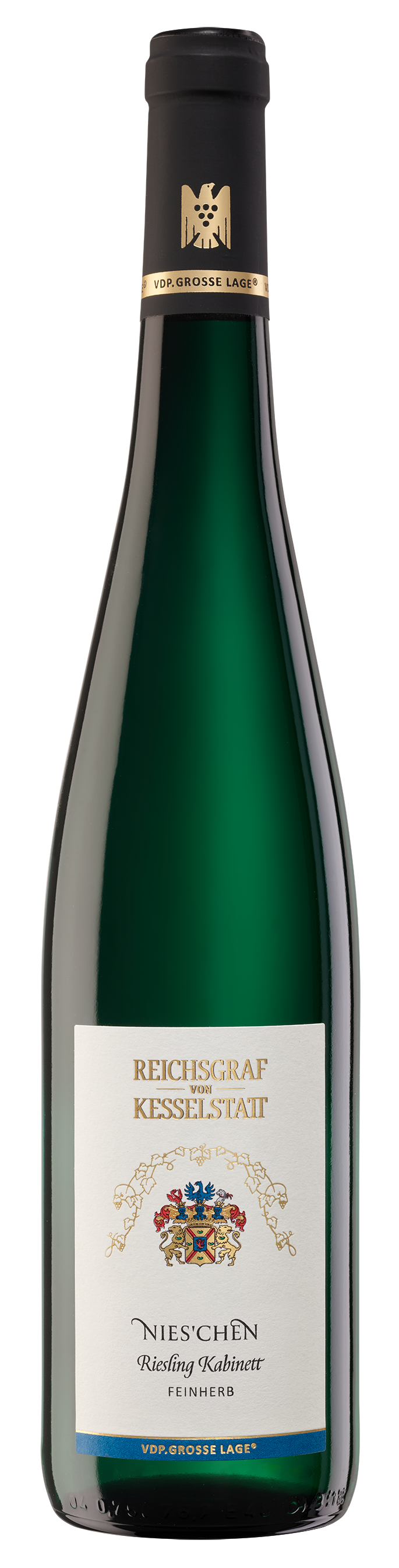 Foto: Abbildung zeigt das Produkt 2025 Kasel NIES'CHEN Riesling Kabinett feinherb, Ruwer